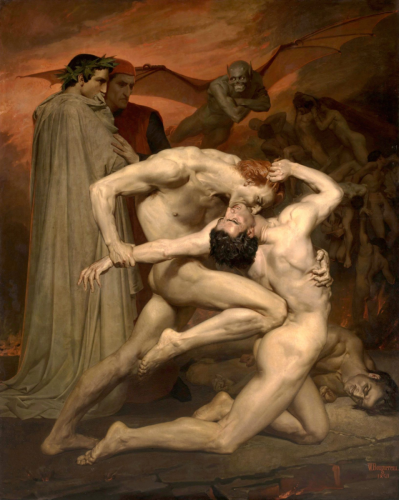 1850 - Dante e Virgilio all'inferno