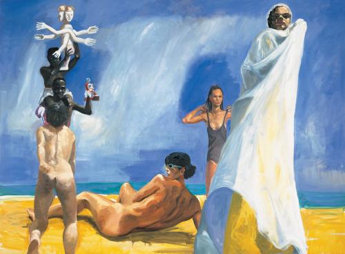 A Brief History of North Africa, 1985 - Painting Oil on Canvas by © Eric Fischl - AmorArt