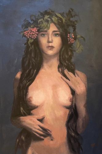 A MAIDEN'S VOYAGE - Nude and erotic original painting by © William Oxer - AmorArt