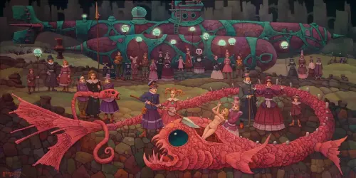 A miraculous Rescue - Oil Painting by © Michael Hutter - AmorArt