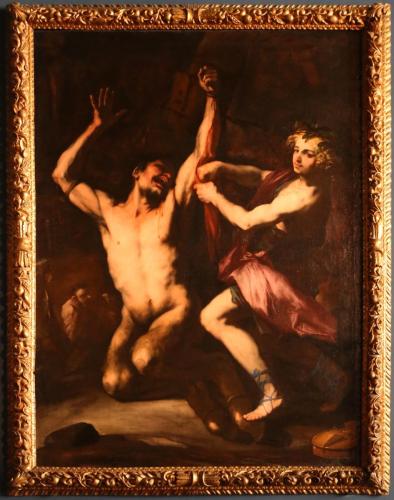 Apollo che scuoia Marcia di Luca GiordanoLuca Giordano (Napoli, Italia, 1634-1705), noto anche con il suo nome castigliano Lucas Jordán , fu un maestro del barocco italiano...