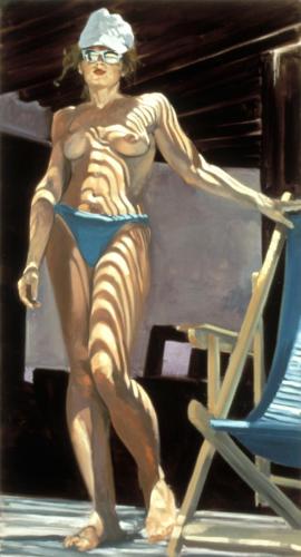 April in Mojacar, 1993 - Painting Oil on linen by © Eric Fischl - AmorArt