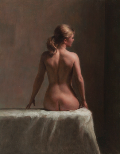 Back nude 2012 - Painting by © Harry Holland - AmorArt