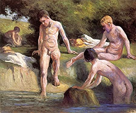 Bagnanti nudi di Maximilien LuceMaximilien Luce (Parigi, Francia, 1858-1941) è stato un artista post-impressionista francese che ha iniziato la sua carriera come incisore e in seguito ha seguito la linea puntinista di Seurat e Signac. 