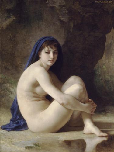 Baigneuse Accroupie by William Adolphe Bouguereau - AmorArt