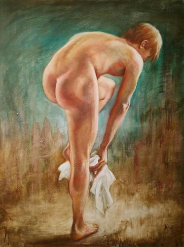 Bather - Painting by © Isabel Mahé - AmorArt