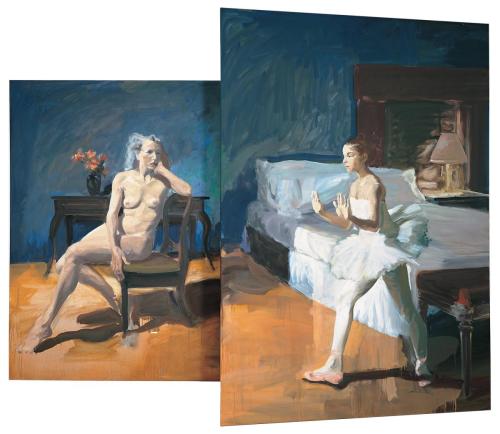 Bayonne, 1985 - Painting Oil on linen by © Eric Fischl - AmorArt