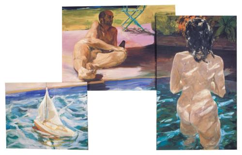 Bermuda Triangle, 1985 - Painting Oil on Canvas by © Eric Fischl - AmorArt