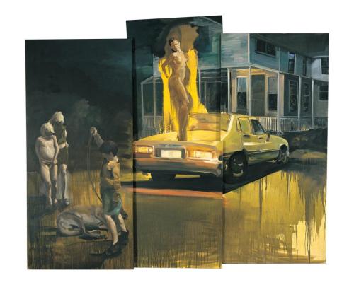 Birth of Love, 2nd Version, 1987 - Painting Oil on linen by © Eric Fischl - AmorArt