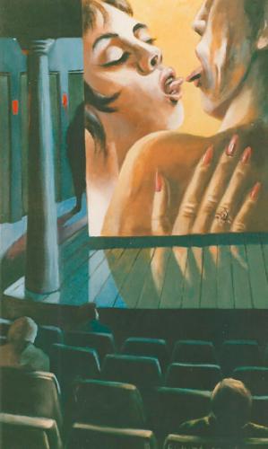 Cinema - Painting by © Georg. C. Wirnharter - AmorArt