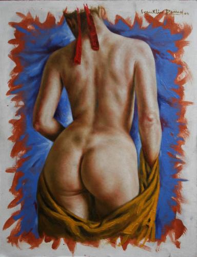 DORSO - Painting Oil on canvas by © Franklin Ramos Fernandez - AmorArt