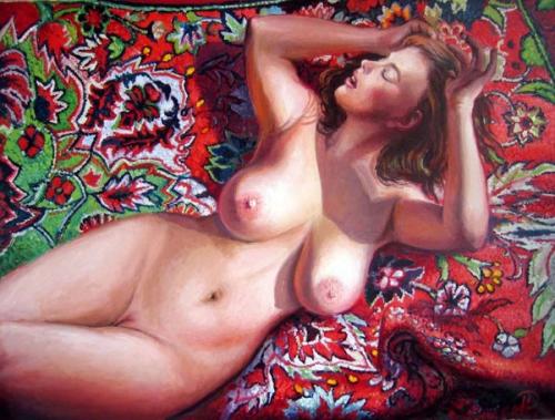 Desire - Artwork by Igor Rodionov - Oil on canvasRodionov Igor Ivanovich è nato nel 1962 si è laureato in arte – facoltà di grafica nel 1985
