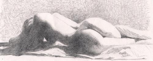 Despertar - Pencil drawing by © Neal Smith-Willow - AmorArt