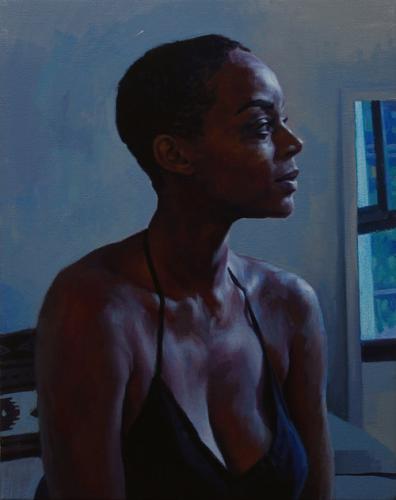 Donalee - Painting oil on wood by © Seth Armstrong - AmorArt
