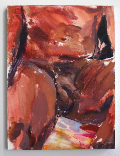 Doron Landberg (Yokneam Moshava, Israele, 1985) è un'artista con sede a New York che ha creato un dipinto dal colorismo sorprendente che affronta la sessualità e la vita da una prospettiva gay.
