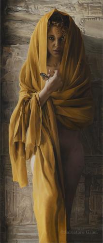 Egyptian Yellow - Painting by © Salvatore Graci - AmorArt