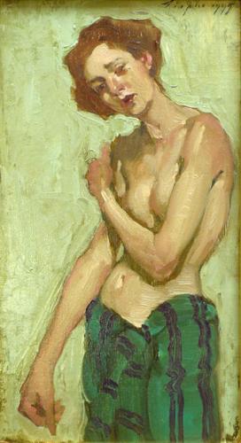 Elegant nude - Painting by © Malcolm T. Liepke - AmorArt