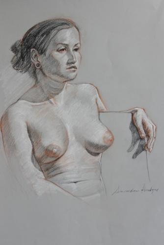 Erin - Drawing by © Snowden Hodges - AmorArt