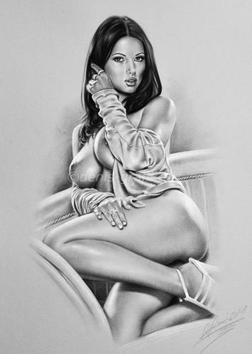 Erotic drawing by © Denis Prenzel - AmorArt_28