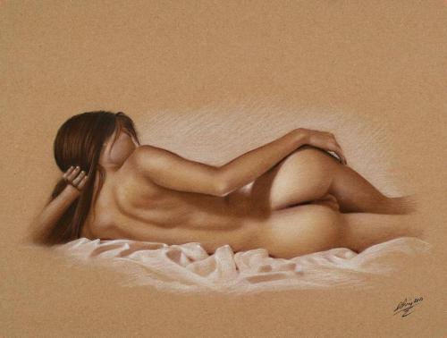 Erotic painting by © Denis Prenzel - AmorArt_11