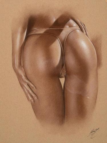 Erotic painting by © Denis Prenzel - AmorArt_25