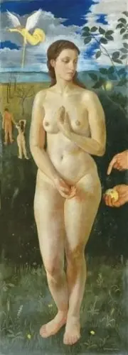 Eve, 1940 - Painting by © Béla Czene - AmorArt