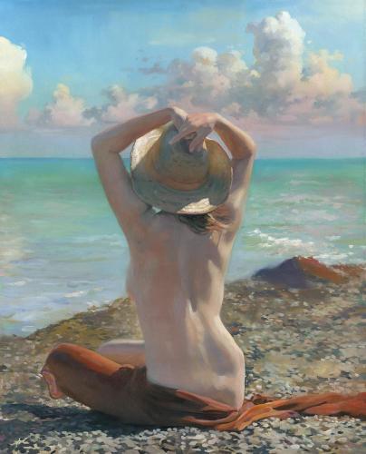 Expectation - Painting by © Denis Chernov