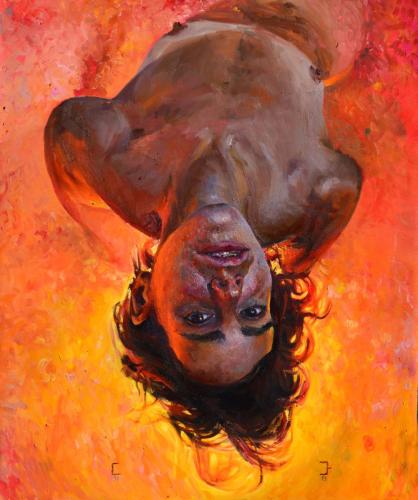 Fire born - Painting by © Suzana Dzelatovic - AmorArt