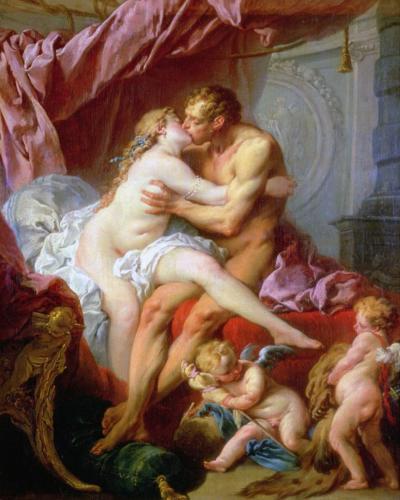 Francois Boucher Heracles and Omphale - AmorArt