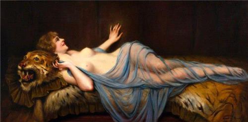 I dipinti di Francois Martin Cavel (1861-1931) sono un omaggio alla bellezza femminile. Allo stesso tempo, nella maggior parte dei casi, vediamo una rappresentazione di una donna molto genuina, piuttosto che un'immagine collettiva morbida e sensuale....