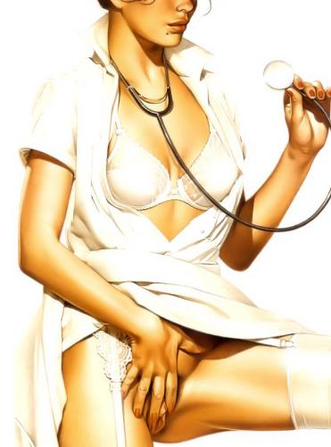 Gearhead-12 - Erotic Illustration by © Hajime Sorayama - AmorArt