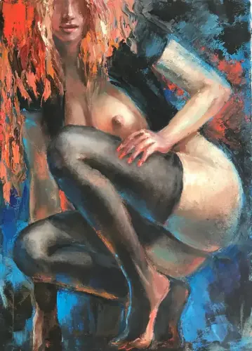 Ginger (2019) - Painting by © Serg F. Herms - AmorArt