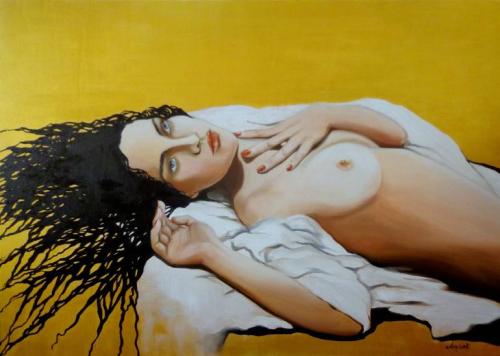 Gold - Painting by © Anna Rita Angiolelli - AmorArt