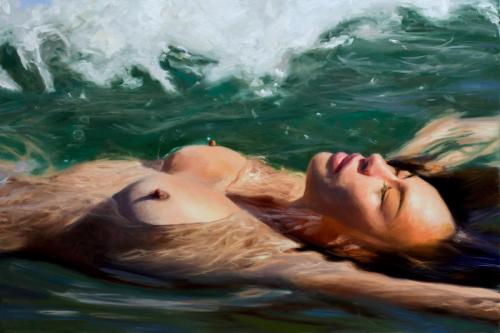 Hyper-realistic painting - oil on canvas - by © Reisha Perlmutter - AmorArt_08
