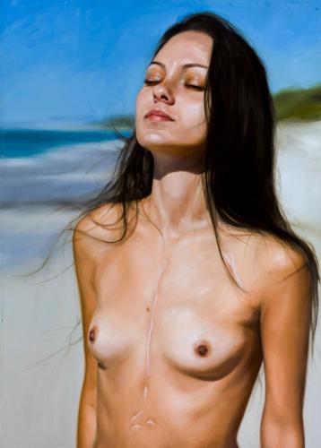 Hyper-realistic painting - oil on canvas - by © Reisha Perlmutter - AmorArt_14
