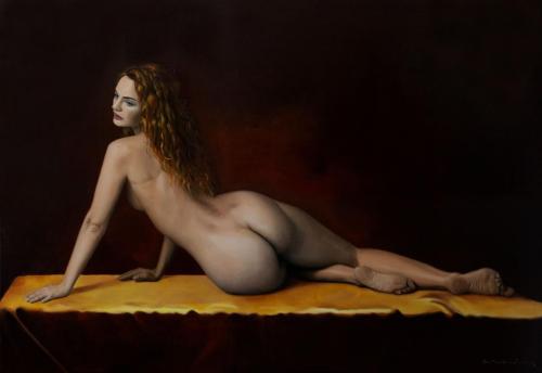 Irina - Painting by Jean-Pierre André Leclerq - AmorArt