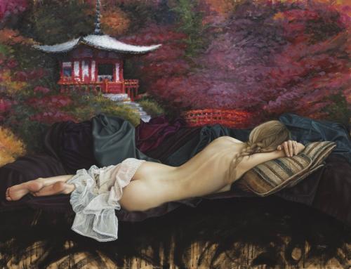 Japón - Hyperrealist Painting by © Omar Ortiz - AmorArt