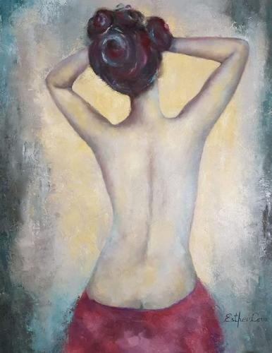 LUISA - Painting by © Ester Coïa - AmorArt