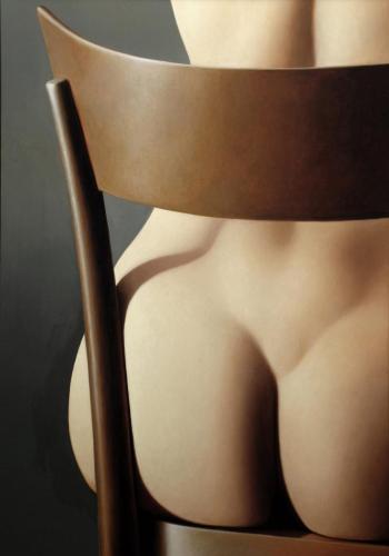 La Sedia 2007 - olio su tavola - Painting by © Vittorio Polidori - AmorArt