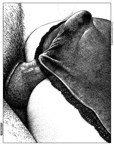 L'ectoplasme captif (vincolo contrattuale) - Drawing by Apollonia Saintclair - AmorArt