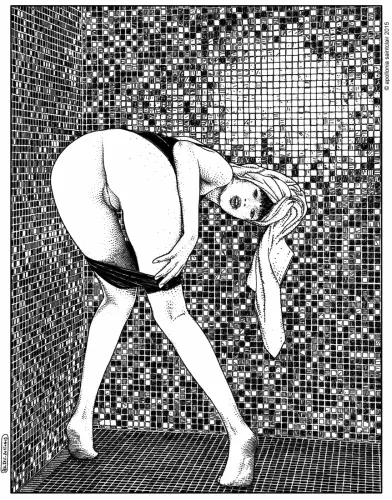 L'indiscrétion (L'occasione dei paparazzi) - Drawing by Apollonia Saintclair - AmorArt