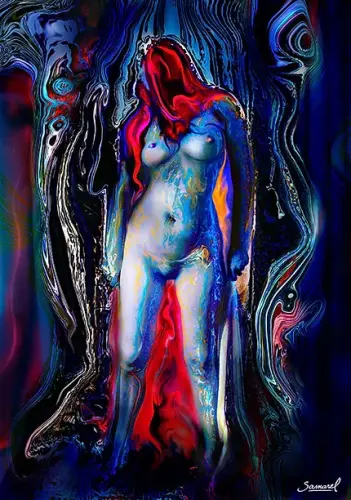 Liquid Venus - Digital Art by © H. Samarel - AmorArt
