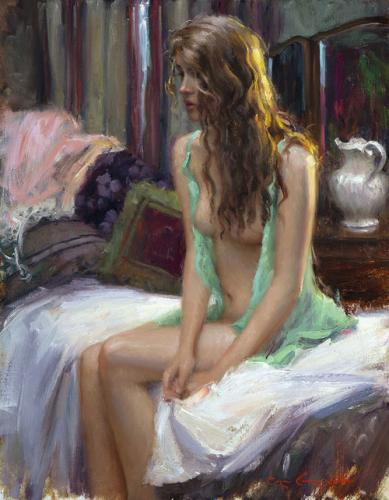 MORNING GLORY - Painting Oil on linen by © Bryce Cameron Liston - AmorArt