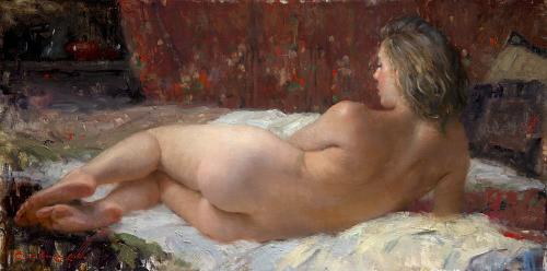 MORNING IN REMEMBRANCE - Painting Oil on linen by © Bryce Cameron Liston - AmorArt