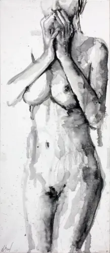 Nude (2020) - Artwork by Alexandr Klemens - AmorArt