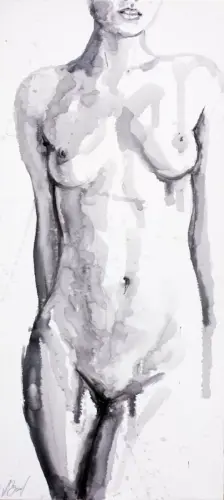 Nude II (2020) - Artwork by Alexandr Klemens - AmorArt