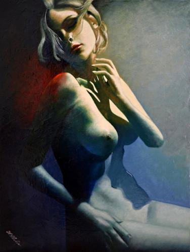 Nude In Vivid Colors - Artwork by Alex Shubin...Nelle sue opere Alex usa spesso idee contemporanee e surreali e le combina con il suo stile straordinario....