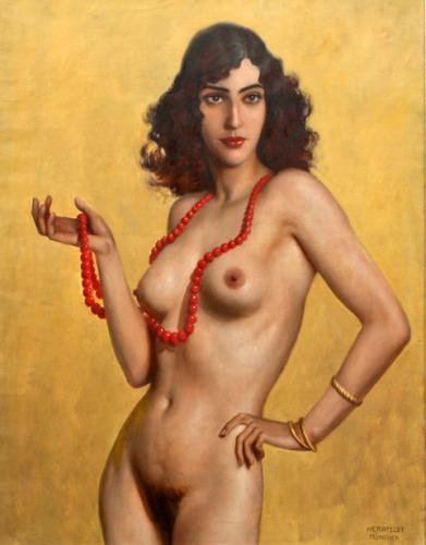 Nude - Painting by © Marcel René Von Herrfeldt - AmorArt
