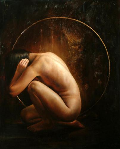 Nude With Circle