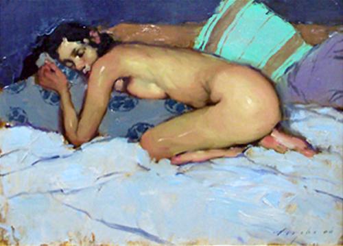 Nude dreaming - Painting by © Malcolm T. Liepke - AmorArt